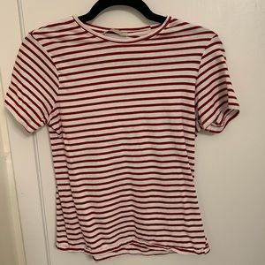 Zara Striped Basic T shirt - size S